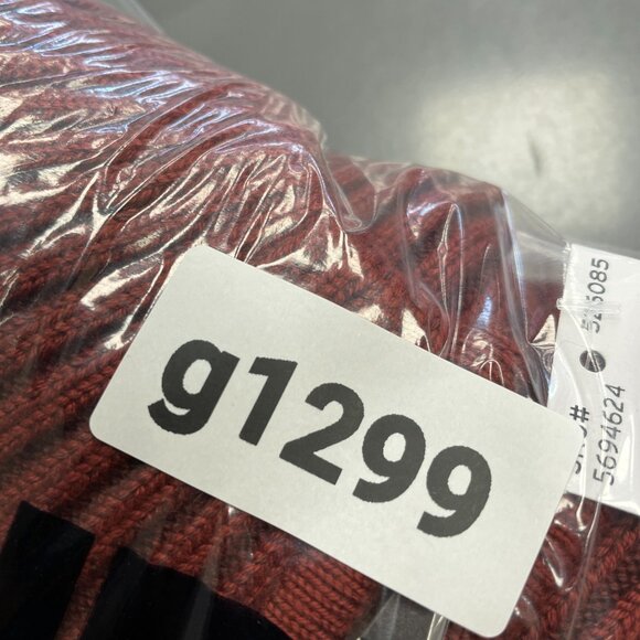 NEW Lands' End Drifter Men's L 1/4 Zip Ribbed Sweater Rust Red 100% Cotton - Picture 12 of 12